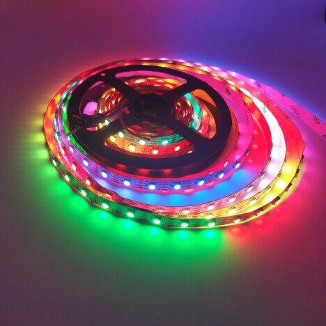 BANDA LED WS2812 DIGITAL PIXEL 5050 RGB 60D-5V / IP20